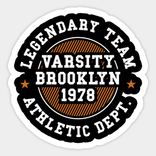 varsity brooklyn 1978 Sticker